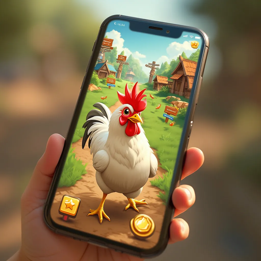 Panoramic view of the Chicken Road world